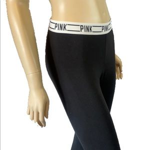 PINK Black Mid-rise Leggings